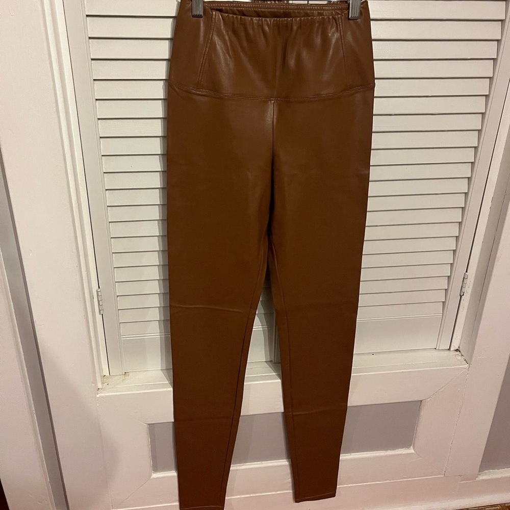Wilfred Free Small Brown Leather Pants